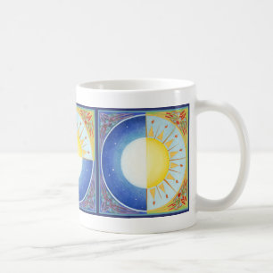 Celtic Equinox Sun and Moon Coffee Mug