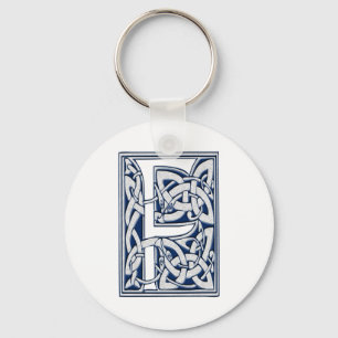 Celtic F Monogram Key Ring