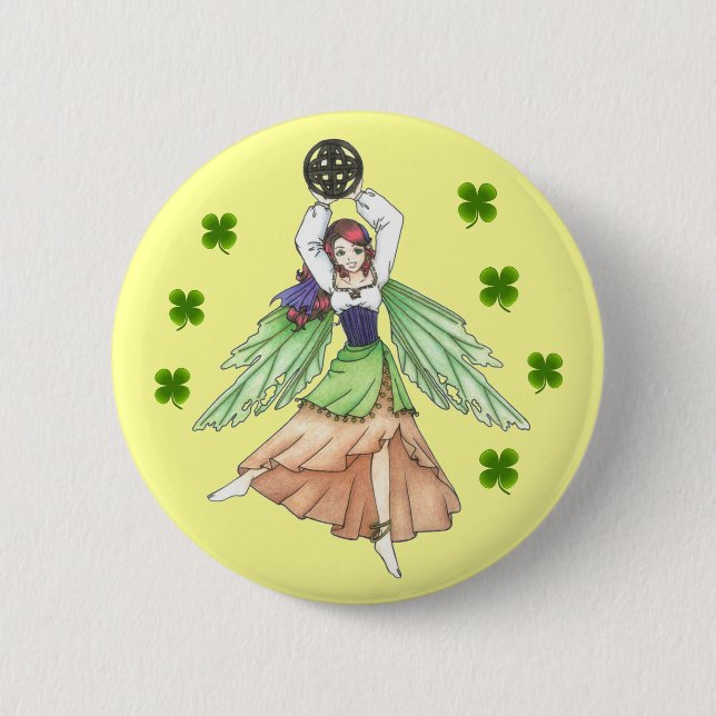Celtic Faerie Button (Front)