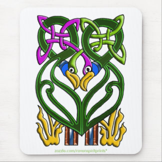 CELTIC FANTASY BIRD Design Mouse Mat