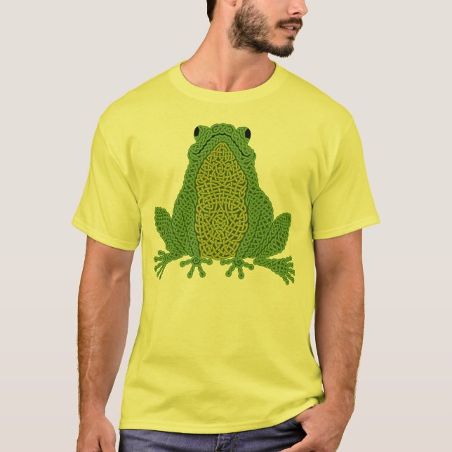Celtic Frog - Green T-Shirt (Front)