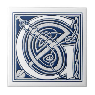 Celtic G Monogram Tile
