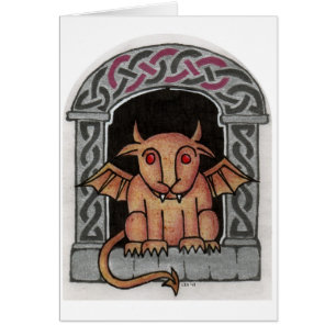 Celtic Gargoyle card