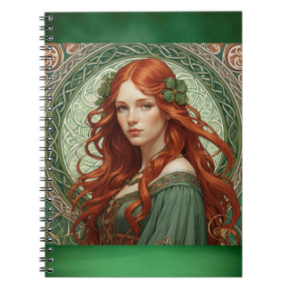 Celtic Girl 4 Spiral Notebook