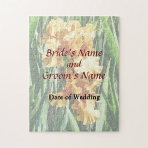 Celtic Glory Irises Wedding Products Jigsaw Puzzle
