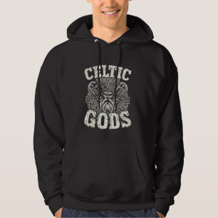 Celtic Gods Norse Mythology Warrior Irish Scotish Hoodie