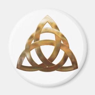 Celtic Gold Trinity Knot Magnet