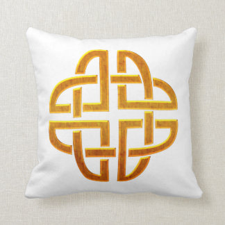 Celtic Golden D5 Irish Celtic Design Cushion