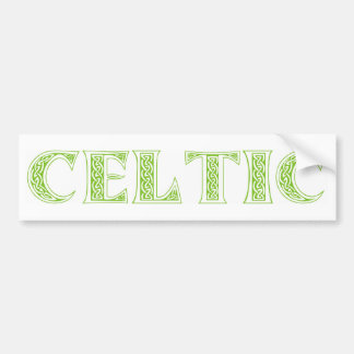 Celtic Green Bumper Sticker
