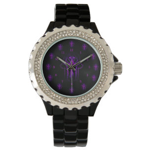 Celtic Hamsa Hand (Purple) Watch