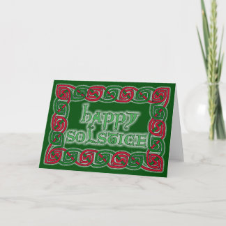 Celtic Happy Solstice Greeting Card