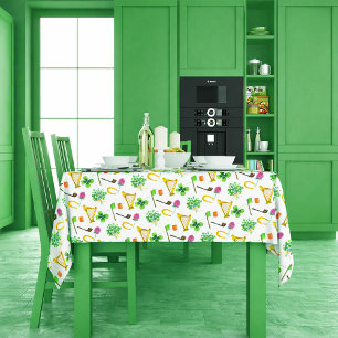 Celtic Harp St. Patrick's Day Tablecloth