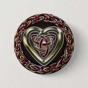 Celtic Heart Button