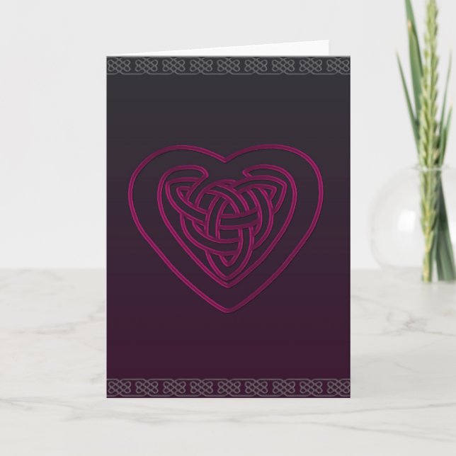 Celtic Heart Card (Front)