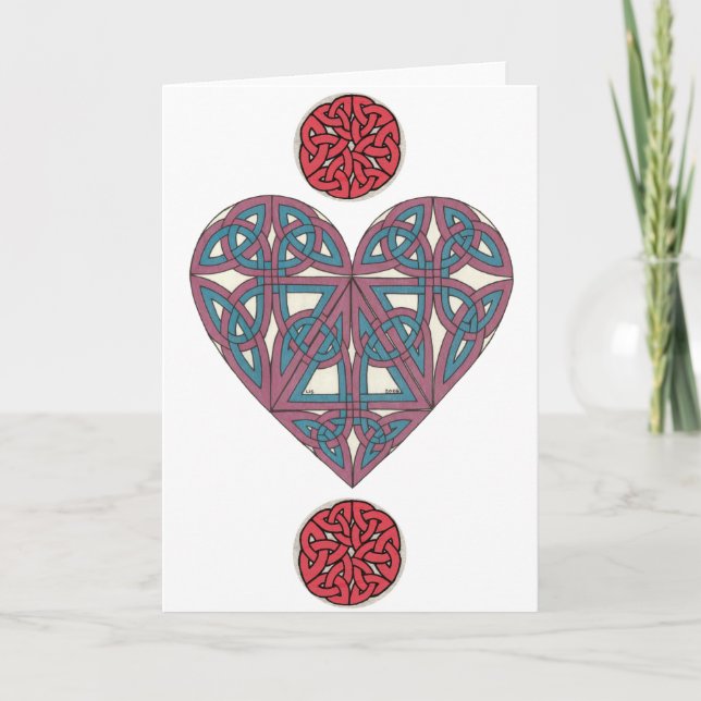 Celtic Heart card 2 (Front)