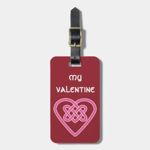 Celtic Heart Luggage Tag