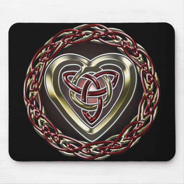 Celtic Heart Mousepad (Front)