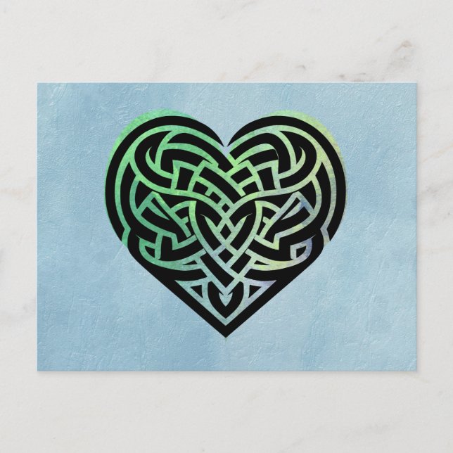 Celtic Heart Postcard (Front)