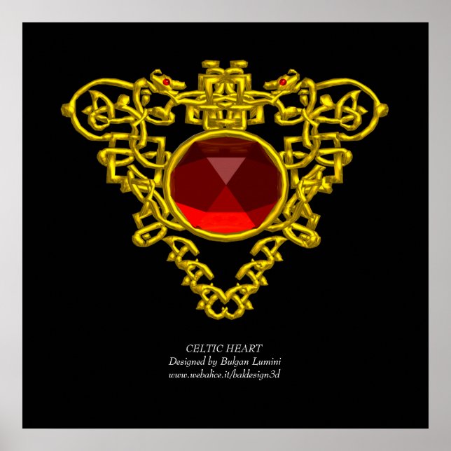 CELTIC HEART POSTER (Front)