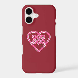 Celtic Heart Red iPhone 17 Case