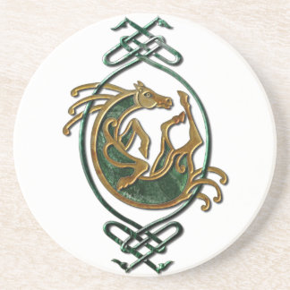 Celtic Horse Knotwork - Stone Coaster