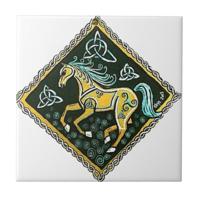 Celtic Horse Tile (Front)