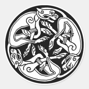 celtic hounds stickers