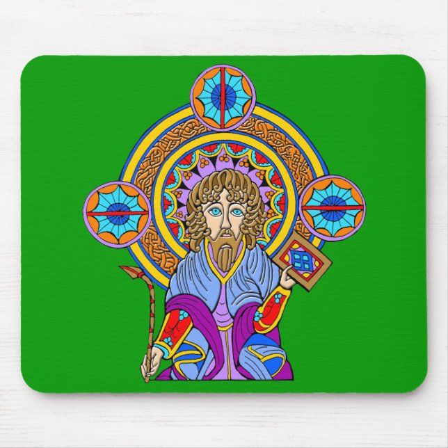 Celtic Illumination - St. John Mouse Mat (Front)