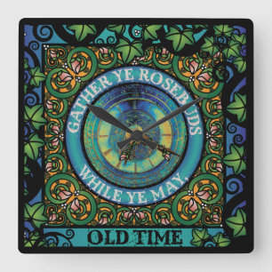 Celtic Impermanence Square Wall Clock