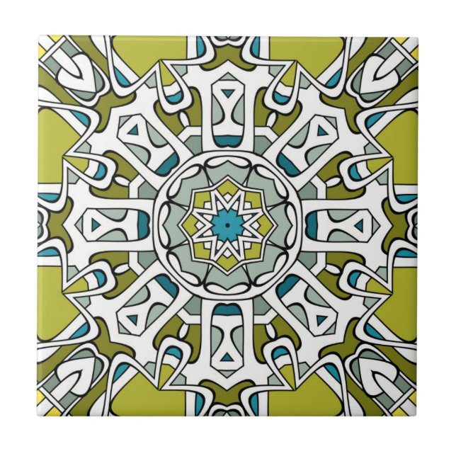 Celtic Inspired Ceramic Tile (Front)
