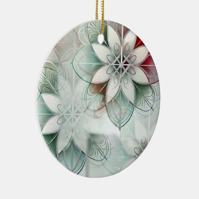 Celtic Inspired Modern Ceramic Ornament (Right)