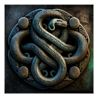 Celtic Intertwined Snakes Ornament