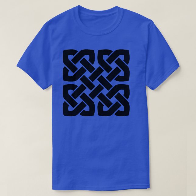 Celtic Interwoven Endless Knot Geometric Pattern 7 T-Shirt (Design Front)