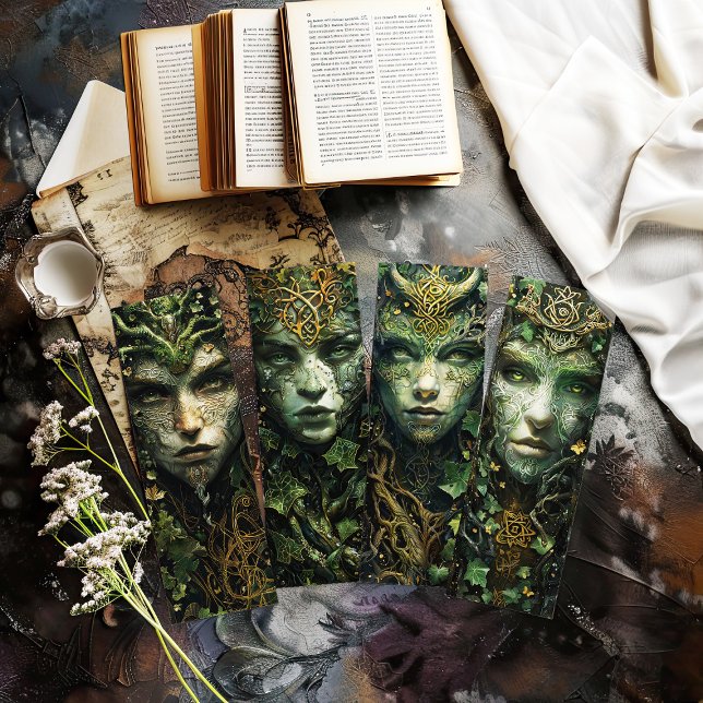 Celtic Irish Bookmarks, Fantasy Bookmarks s7 (collection of irish women bookmarks)