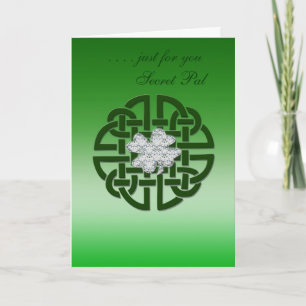 Celtic Irish Card, Secret Pal ... Card
