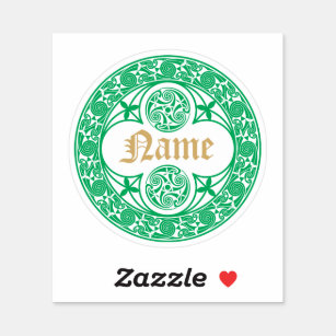 Celtic Irish Personalised Name Template