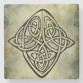 celtic irish sacred symbols stone coaster