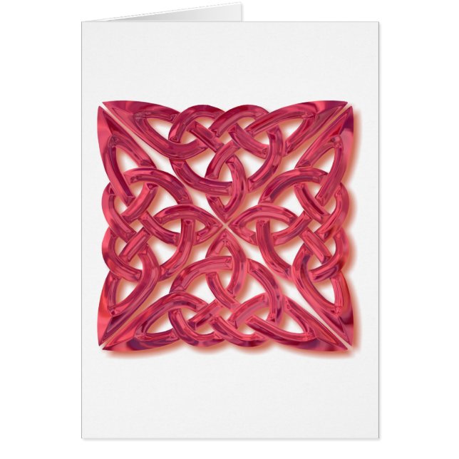 Celtic Knot 4-square glass (Front)