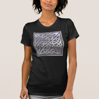 Celtic Knot 4 square-silver T-Shirt