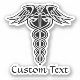 Celtic Knot Caduceus