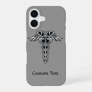 Celtic Knot Caduceus iPhone 16 Case