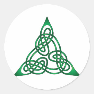 Celtic Knot Classic Round Sticker
