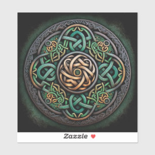 Celtic Knot Colorful Knotwork Sticker