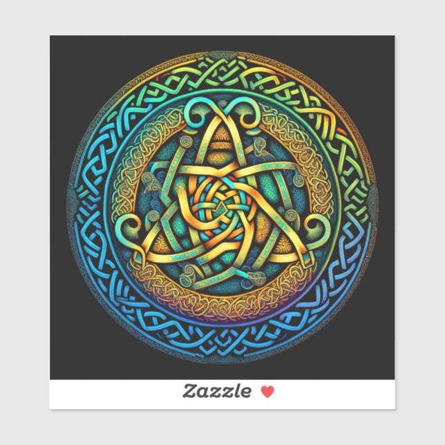 Celtic Knot Colourful Knotwork (Sheet)