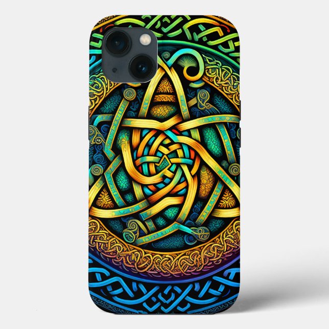 Celtic Knot Colourful Knotwork Case-Mate iPhone Case (Back)