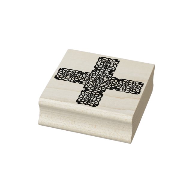 celtic knot cross art stamp (Stamp)