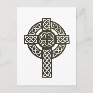 Celtic Knot Cross Postcard