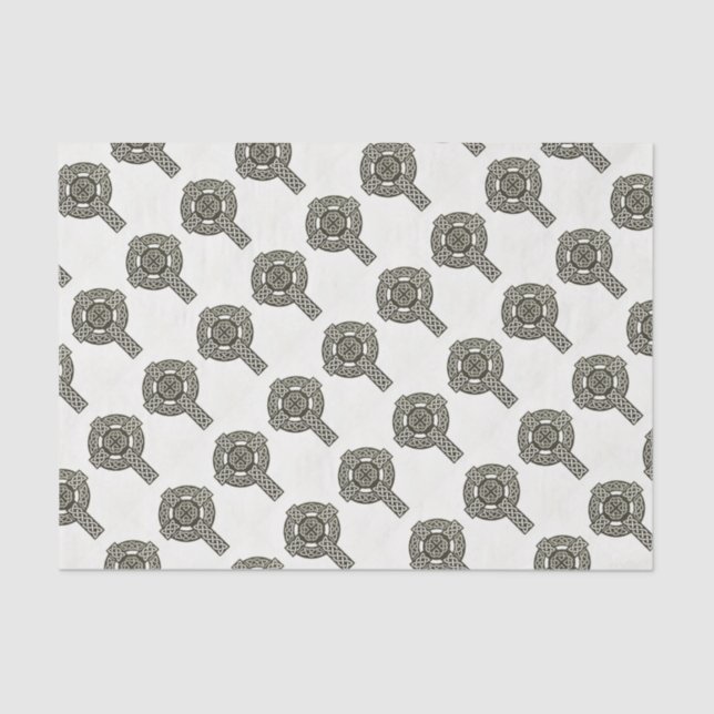 Celtic Knot Cross Tissue Paper (Front)