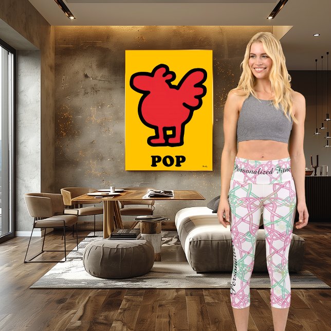 Celtic Knot Delight - Soft Pink & Green Harmony Capri Leggings (Creator Uploaded)