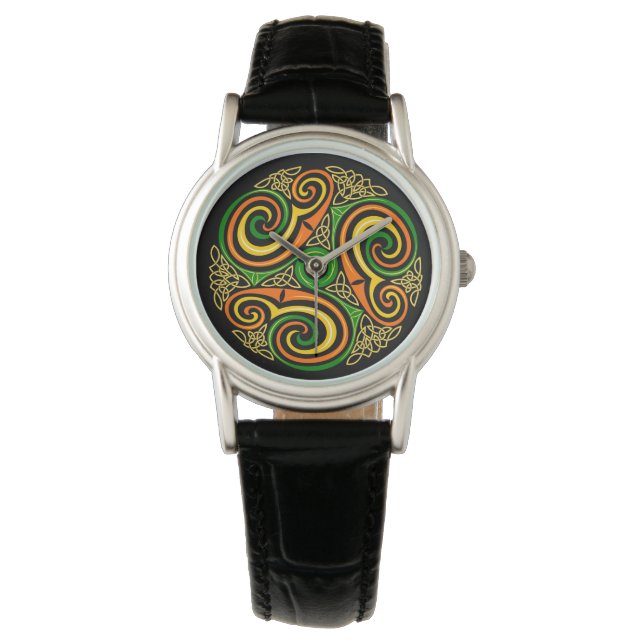 Celtic Knot Design Irish Ireland Scotland Wales Watch (Front)